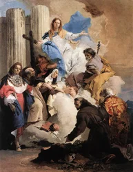 La Vierge avec six saints